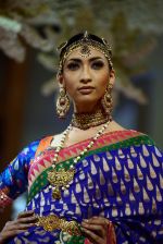 Model walk the ramp for Ashima Leena Show at India Bridal Week on 8th Aug 2015